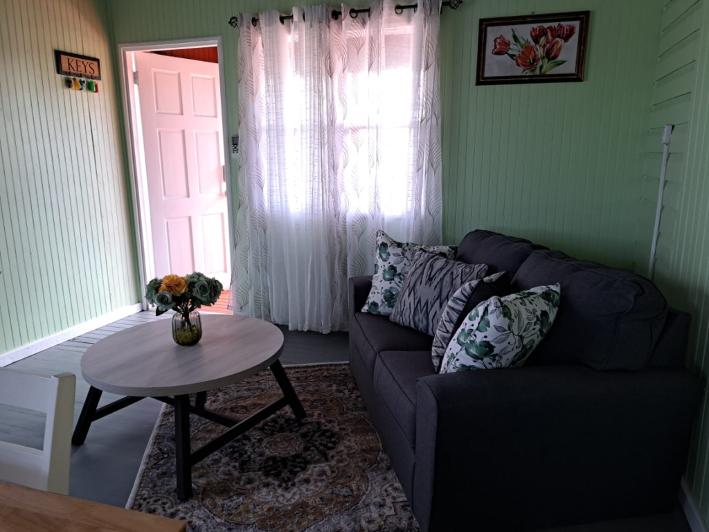 Read a book or catch up with friends and family on the sofa about your daily island adventures. 